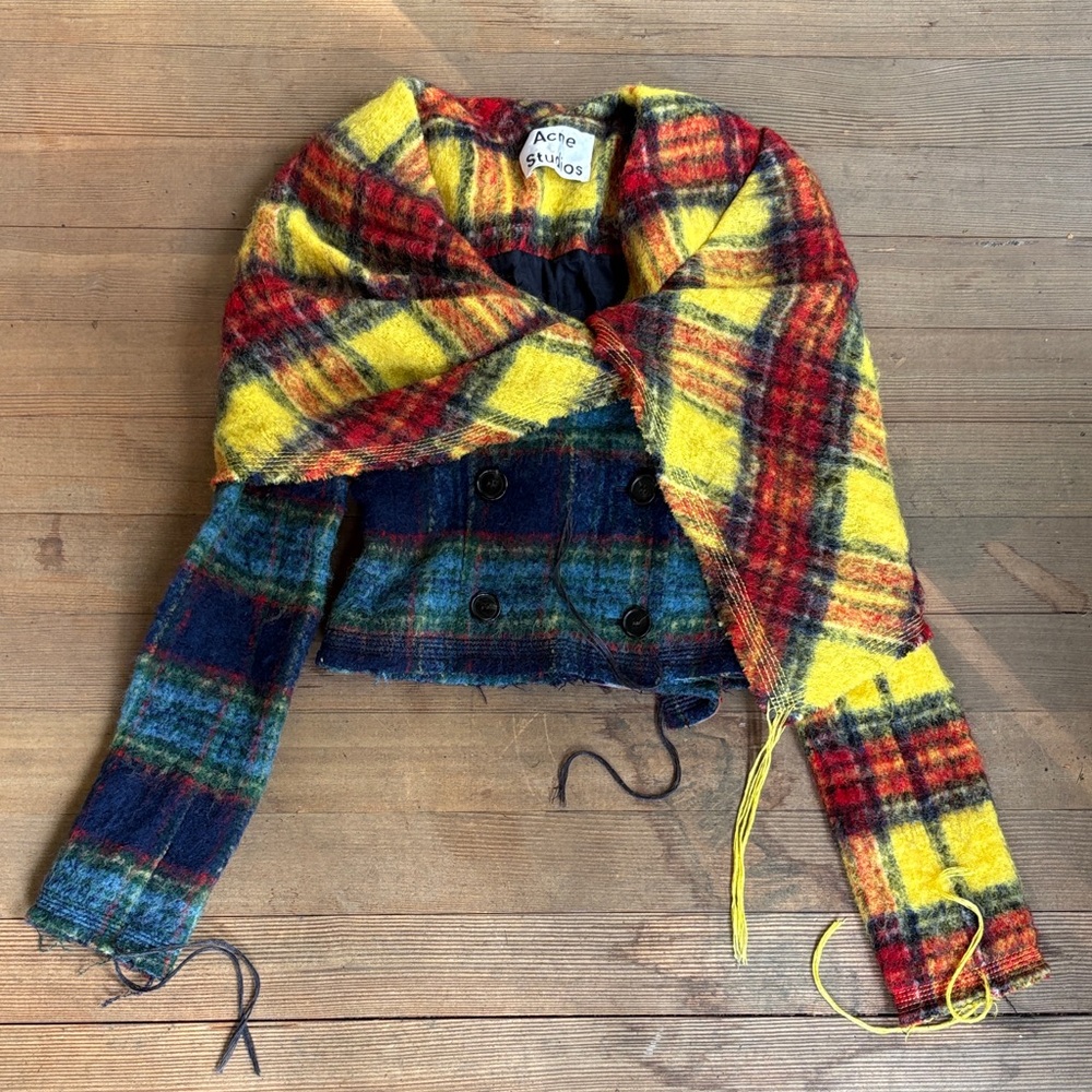 Acne Studios Multicolor Plaid Jacket